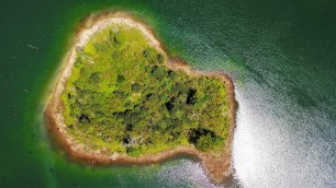 Island from above